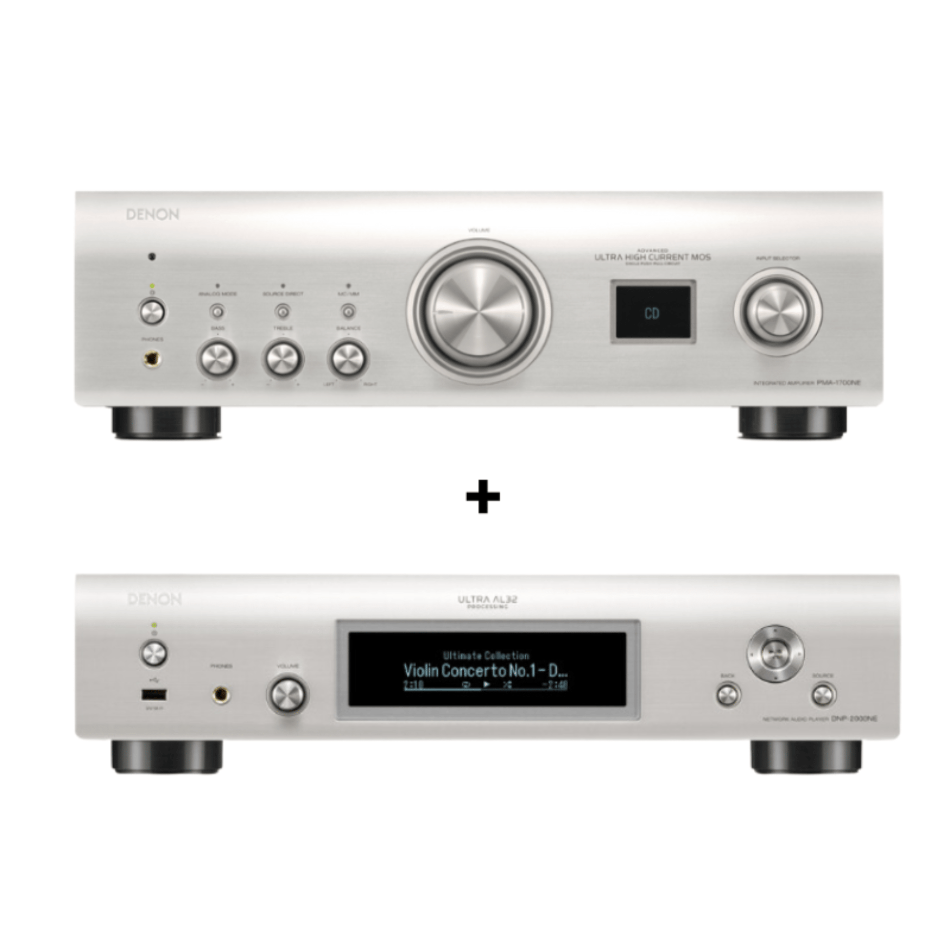 denon streamer and amplifier bundle