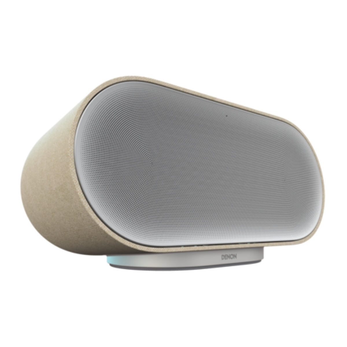 Denon Home 600 wireless smart speaker front view stone colour