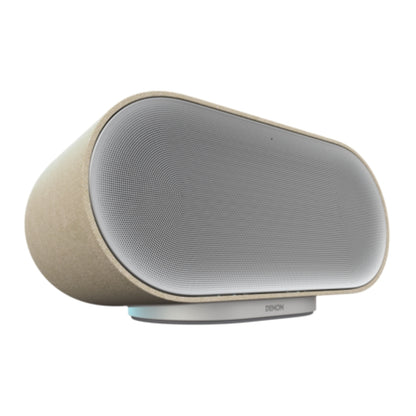 Denon Home 600 wireless smart speaker front view stone colour