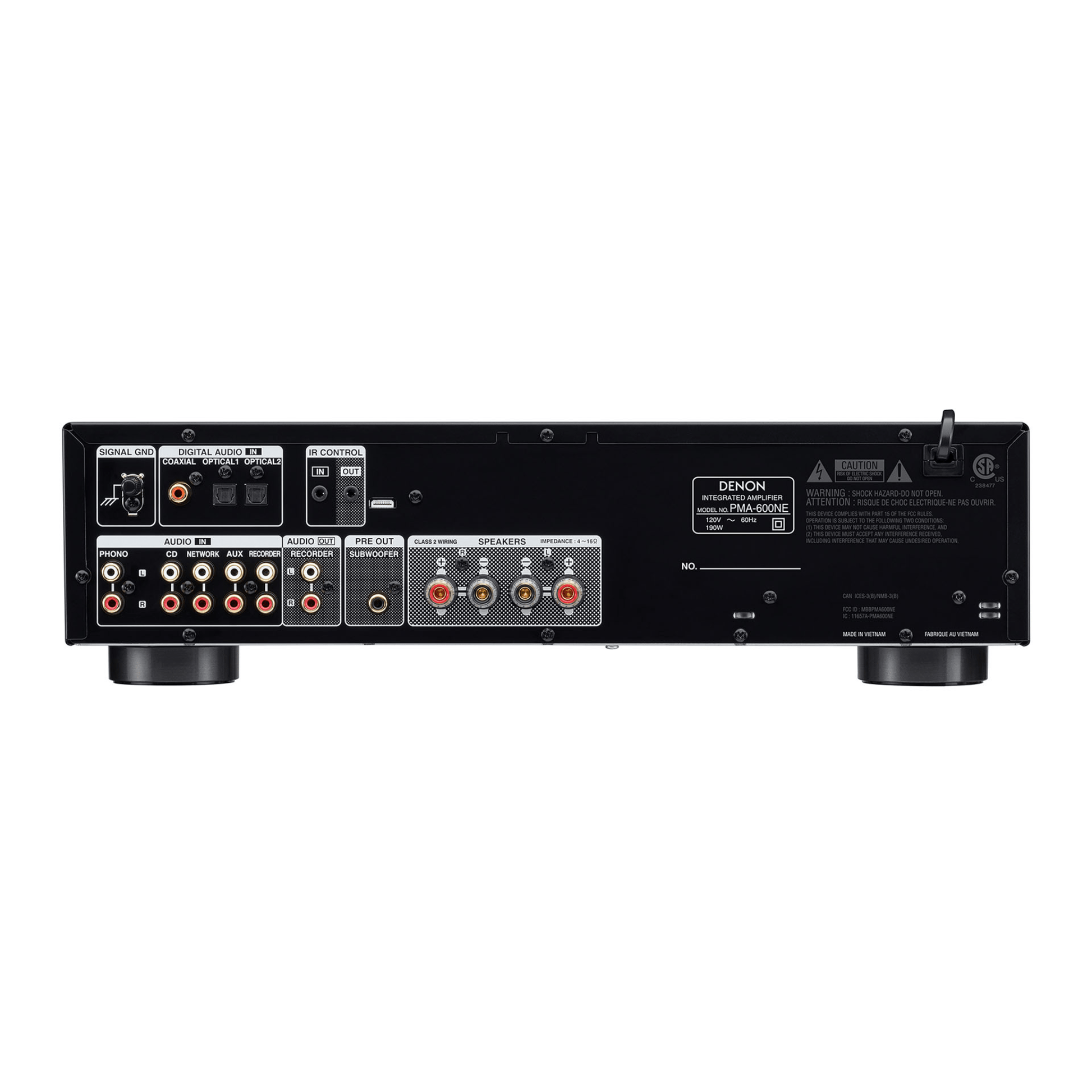 Denon PMA-600NE 2 Channel Integrated Amplifier with 70W/channel Denon PMA-600NE 2 Channel Integrated Amplifier with 70W/channel