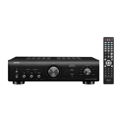 Denon Amplifier with remote in black