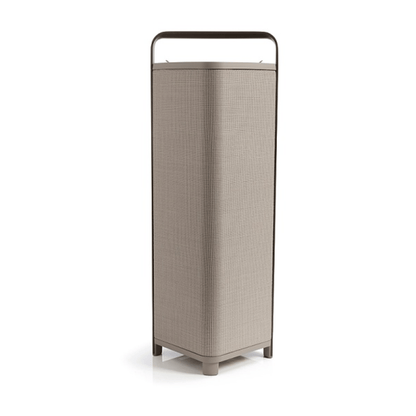 beige escape outdoor speaker on white background