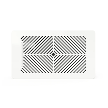 a white vent on white background