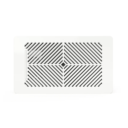 a white vent on white background