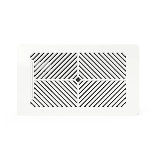 a white vent on white background