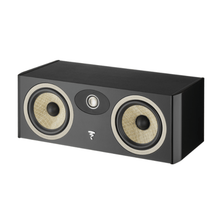 Focal aria evo x center speaker front view in black color