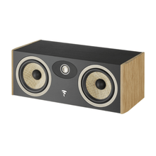 focal aria evo x center speaker in walnut front view