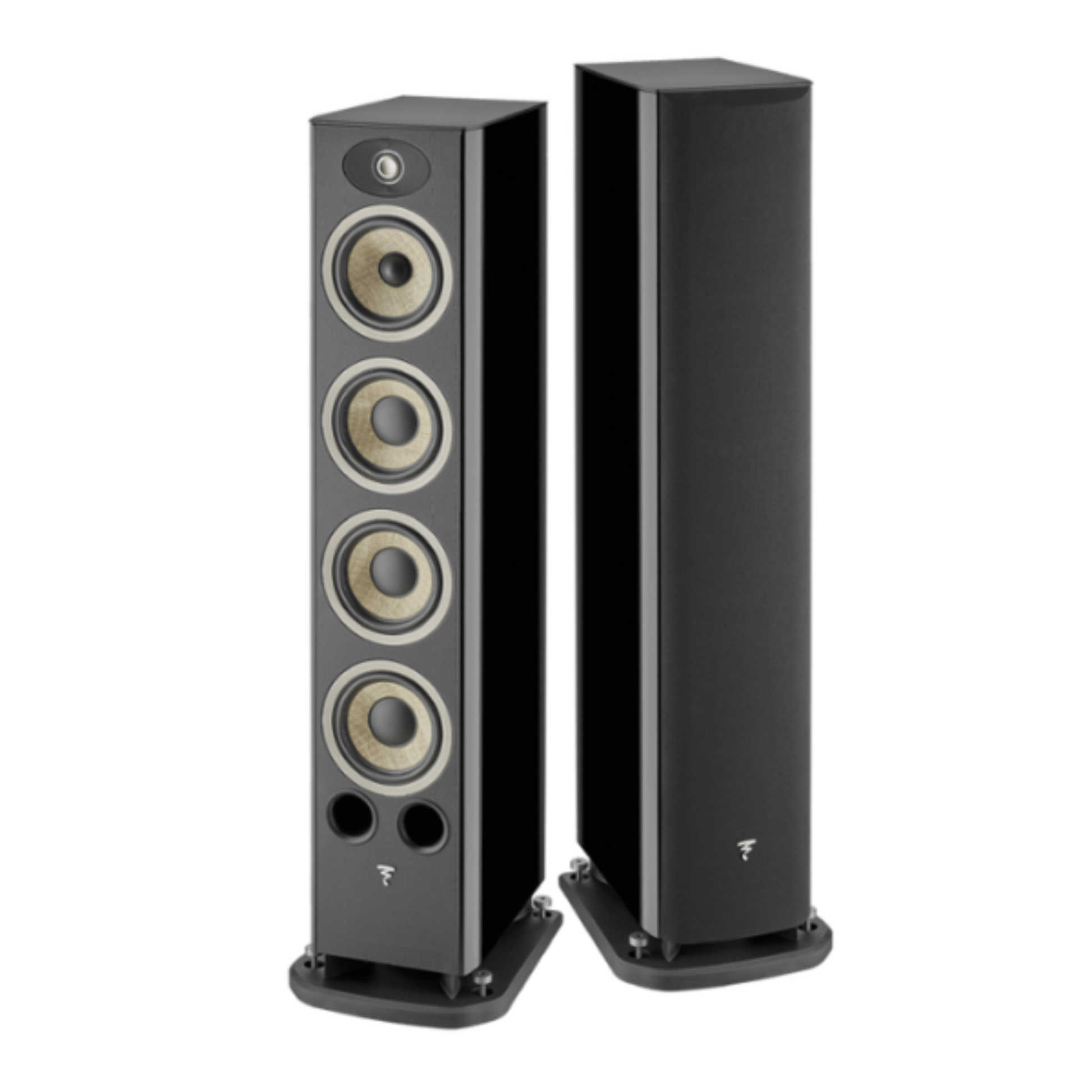pair of Focal Aria Evo X N3 Floorstanding Loudspeakers in black color