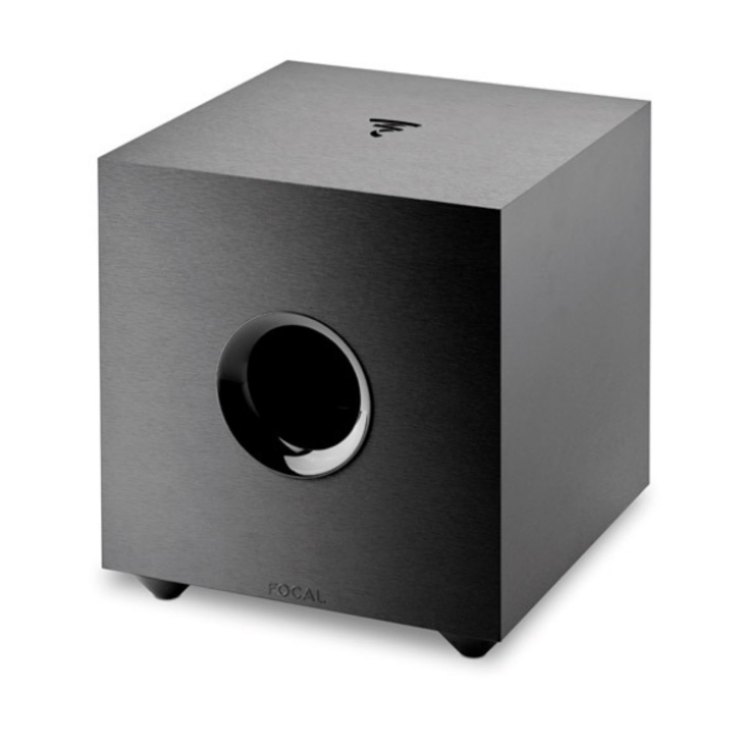 focal cub evo subwoofer in black angled view