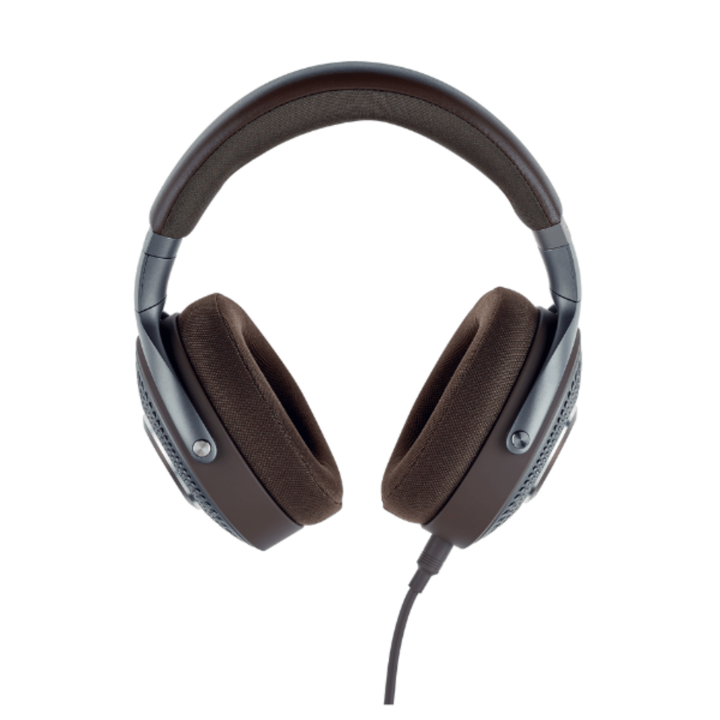 wired focal hadenys headphones in brown color