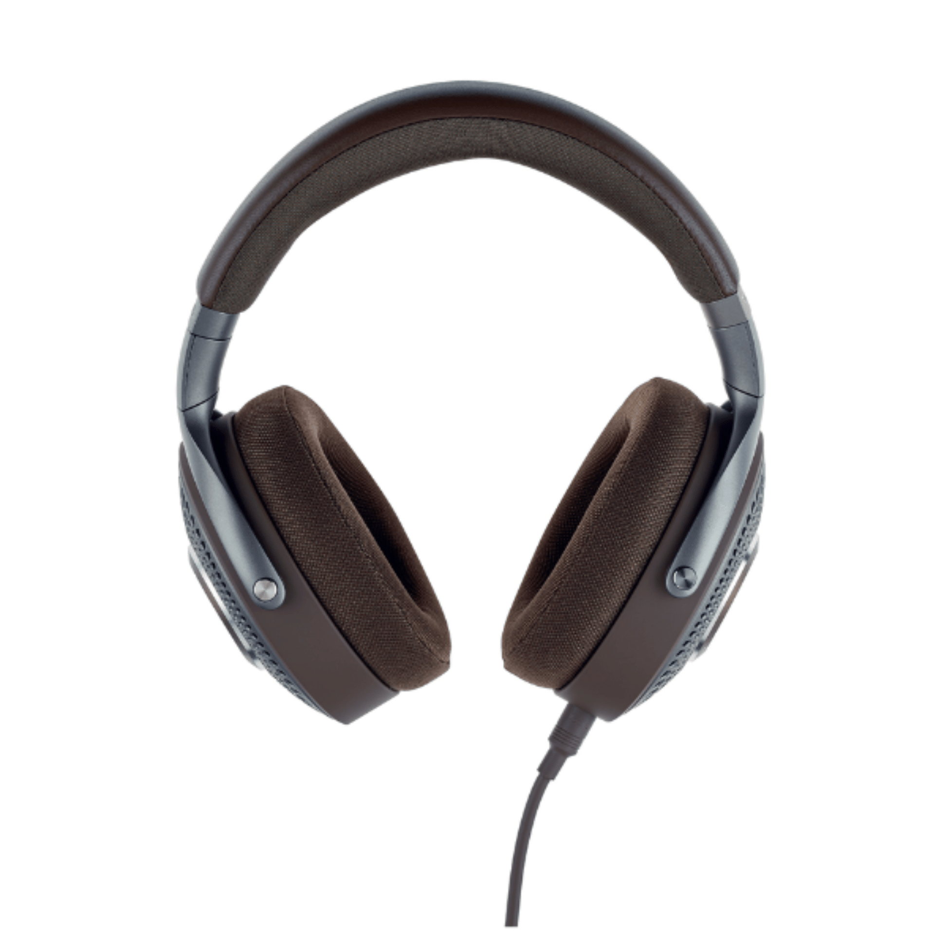 wired focal hadenys headphones in brown color