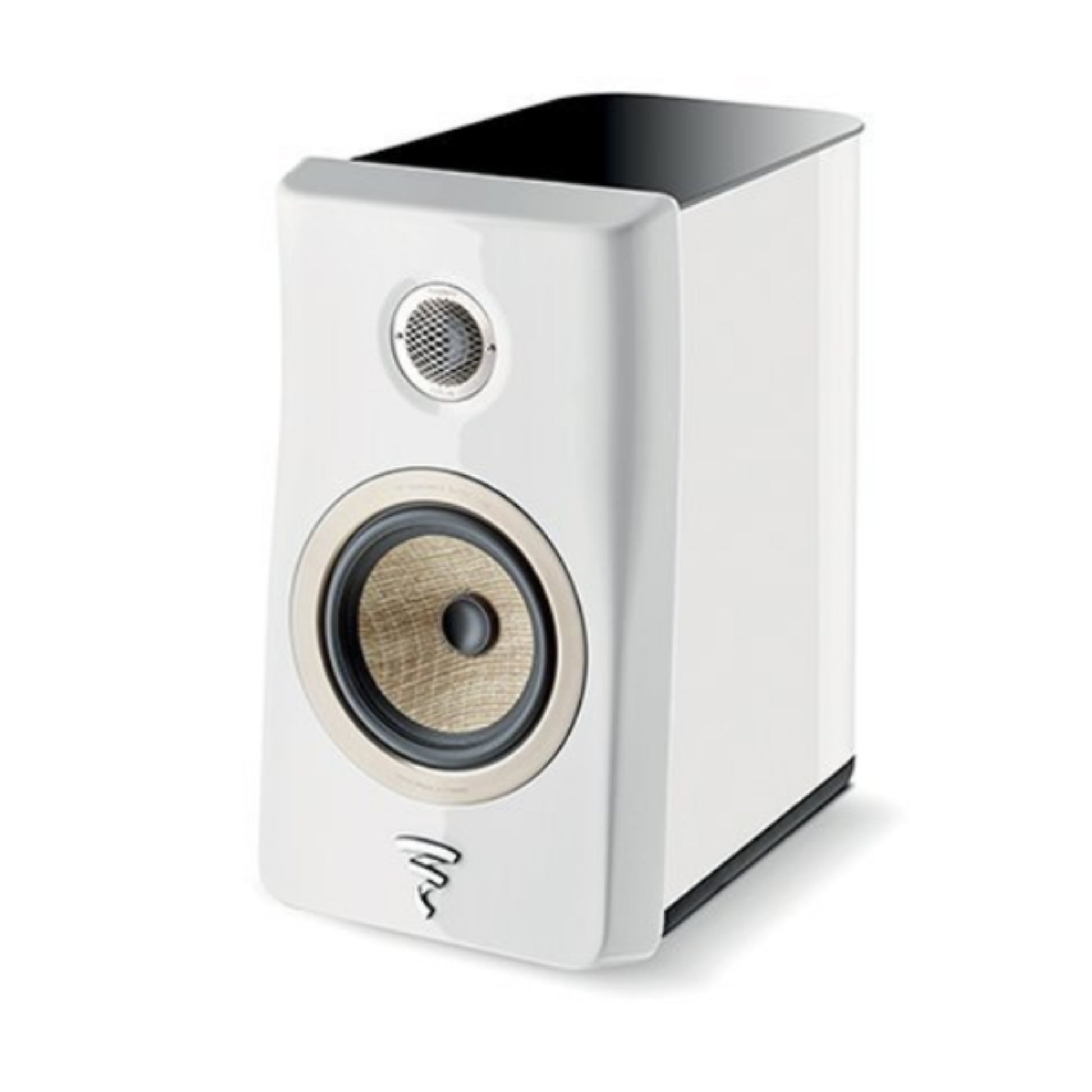 focal kanta 1 bookshelf speaker in white