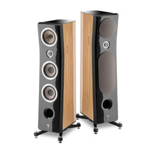 focal kanta 3 speakers in a pair in black and walnut