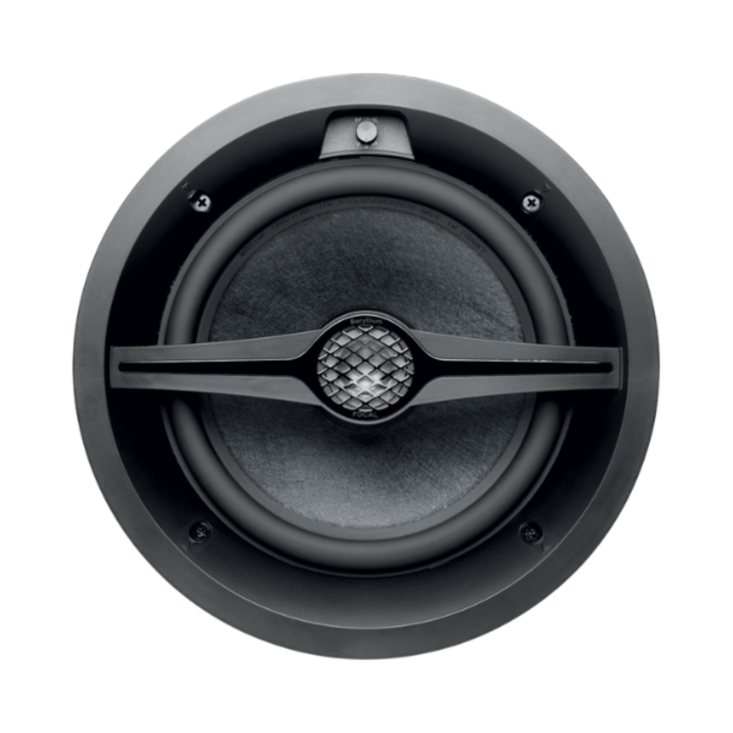round focal littora 1000iwc 8 outdoor speaker in black color