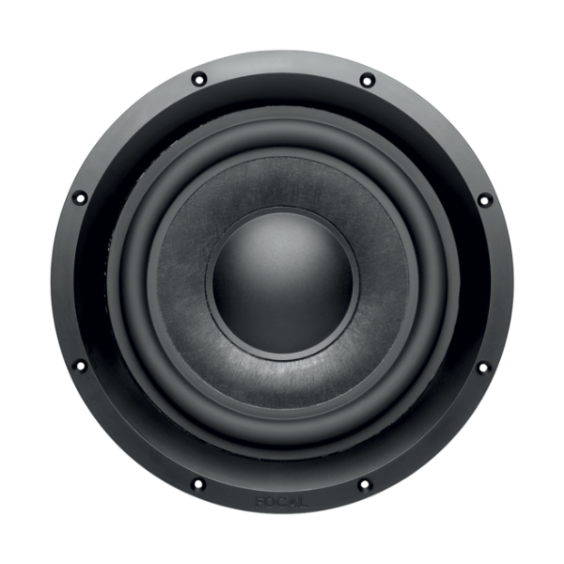 focal round outdoor subwoofer in black color