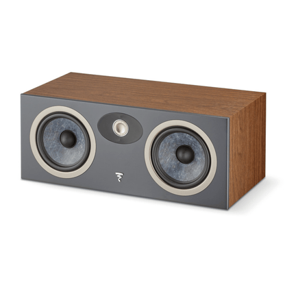 focal theva center speaker in dark wood