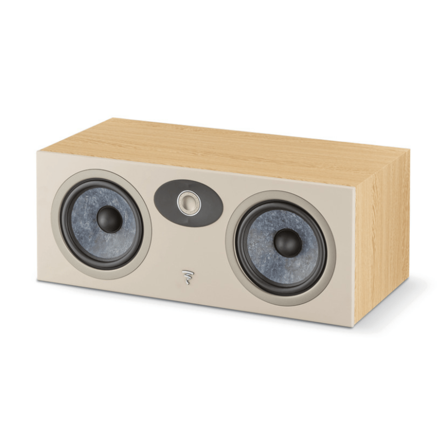 focal theva center speaker in light wood color