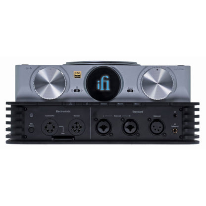 ifi audio ican phantom headphone amp front and back view