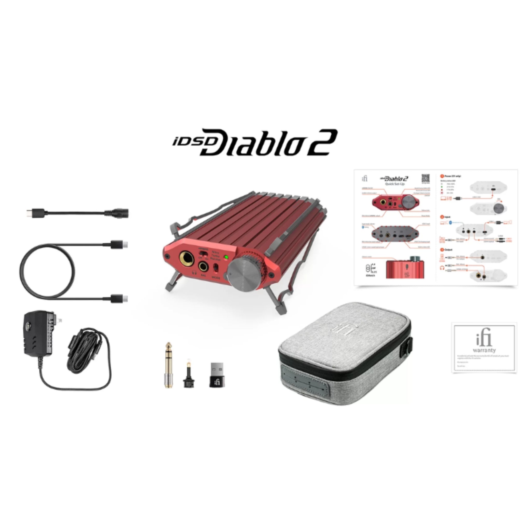 I2I アイ・トゥ・アイ エンチャンテッド iFi Audio iDSD Diablo 2 Portable DAC & Headphone Amplifier