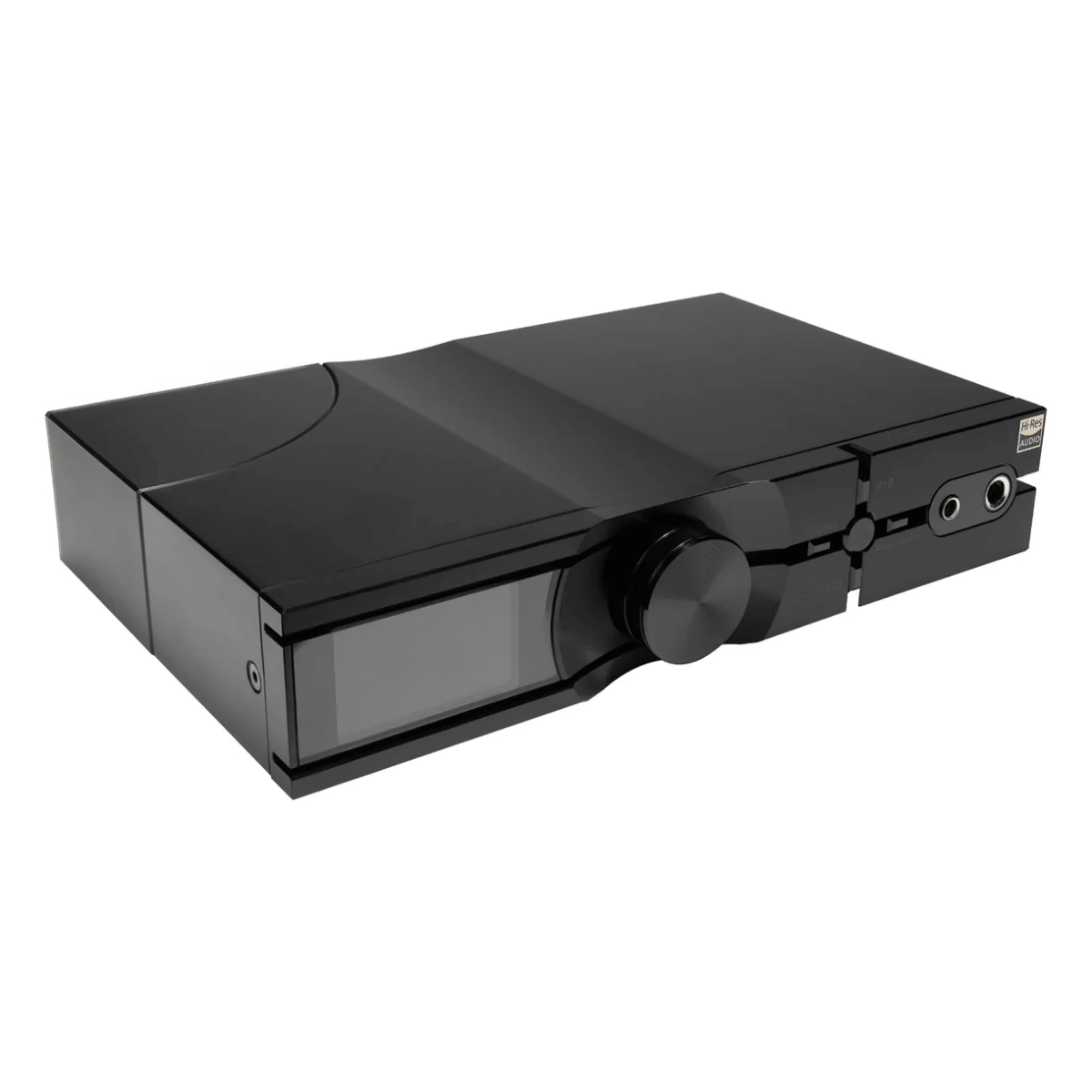 iFi Audio NEO iDSD 3 desktop DAC and headphone amplifier top view aluminum design