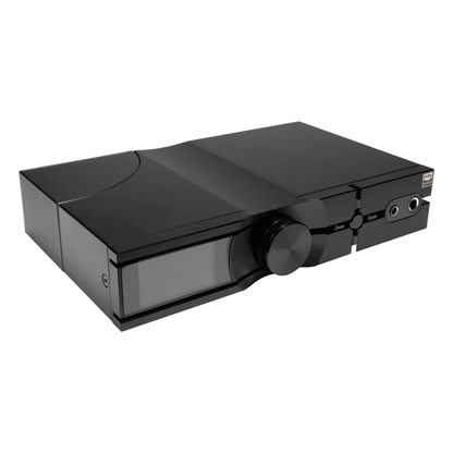 iFi Audio NEO iDSD 3 desktop DAC and headphone amplifier top view aluminum design
