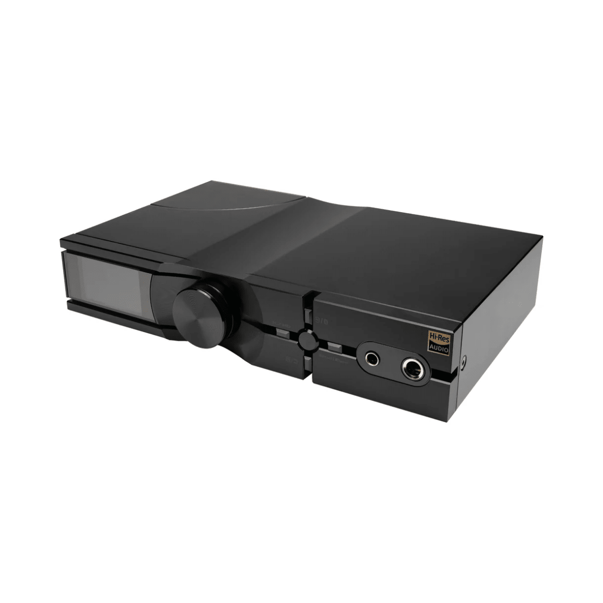 iFi Audio NEO iDSD 3 desktop DAC and headphone amplifier front view aluminum design