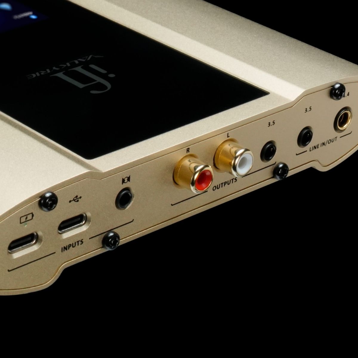 iFi iDSD Valkyrie close up on back panel