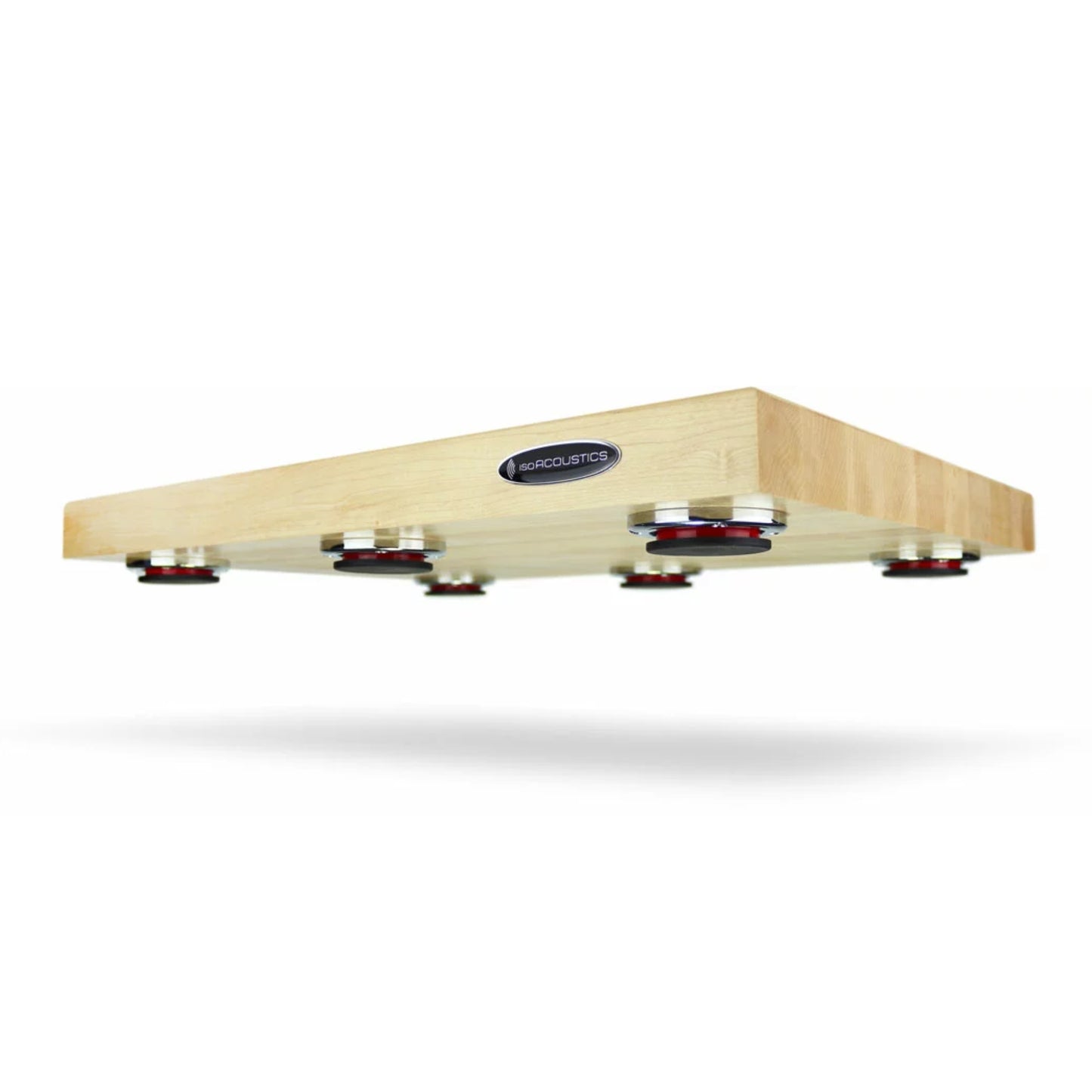 isoacoustics 1315m1 delos isolation platform in maple