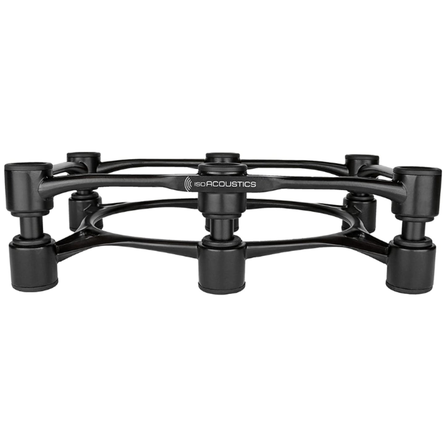 isoacoustics aperta 300 isolation speaker stand in black