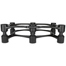 isoacoustics aperta 300 isolation speaker stand in black