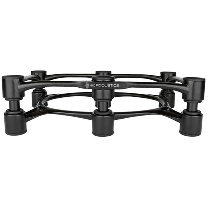 isoacoustics aperta 300 isolation speaker stand in black