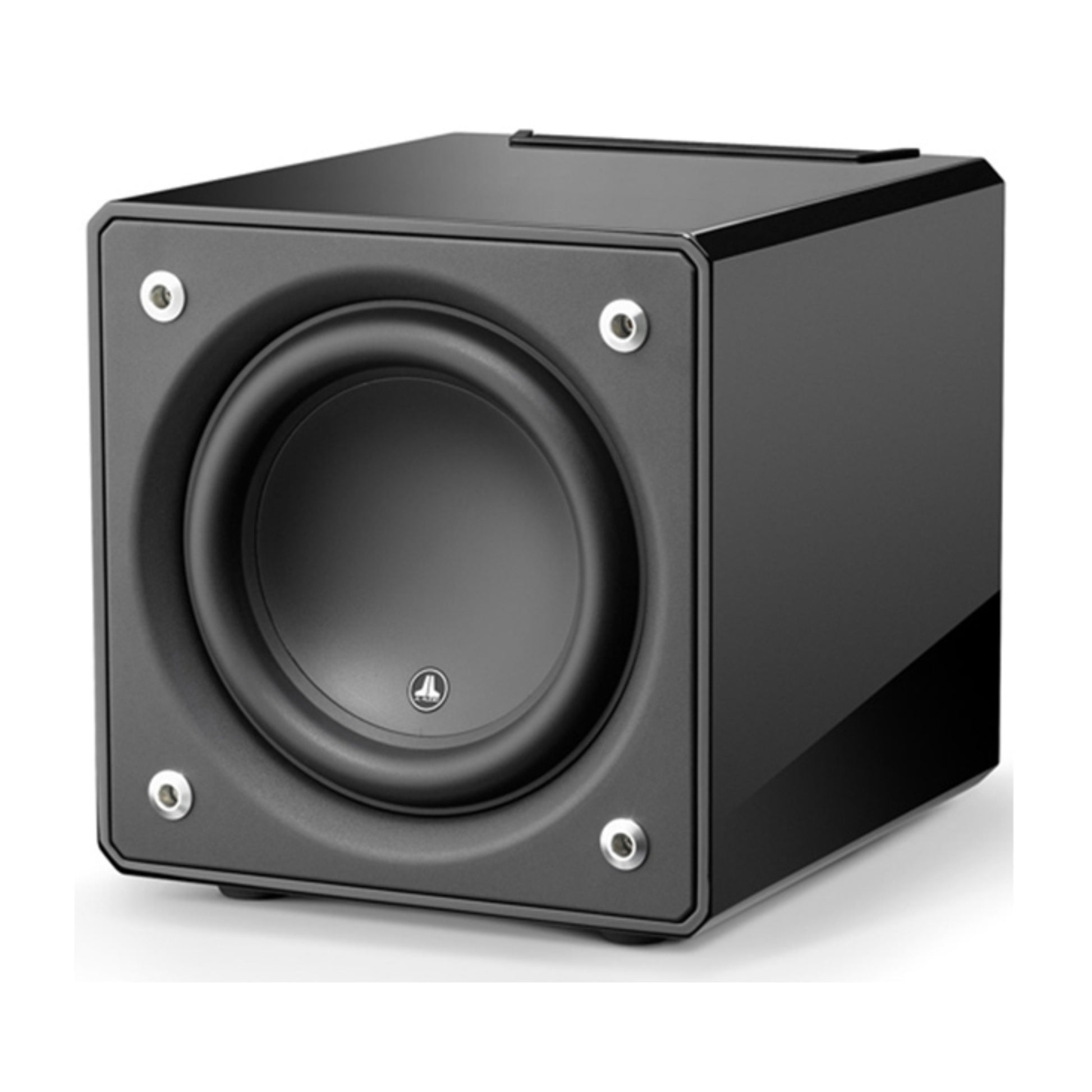 jl audio e110 subwoofer in gloss black color