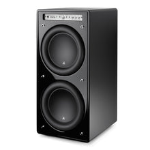 jl audio fathom f212 powered subwoofer in black