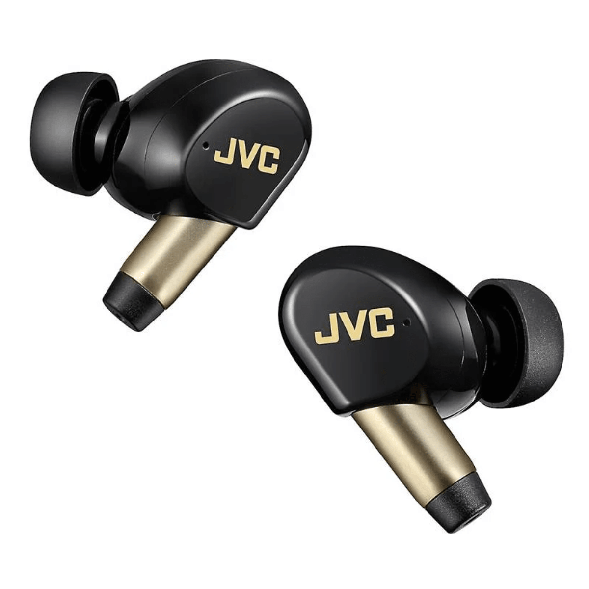 jvc ha-fw5100t earbuds in black color