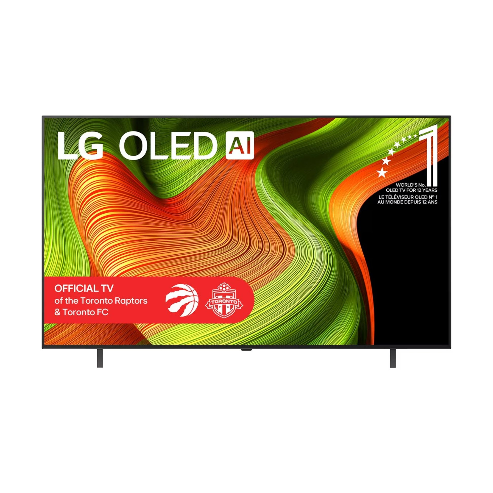 lg b5 oled tv screen front view