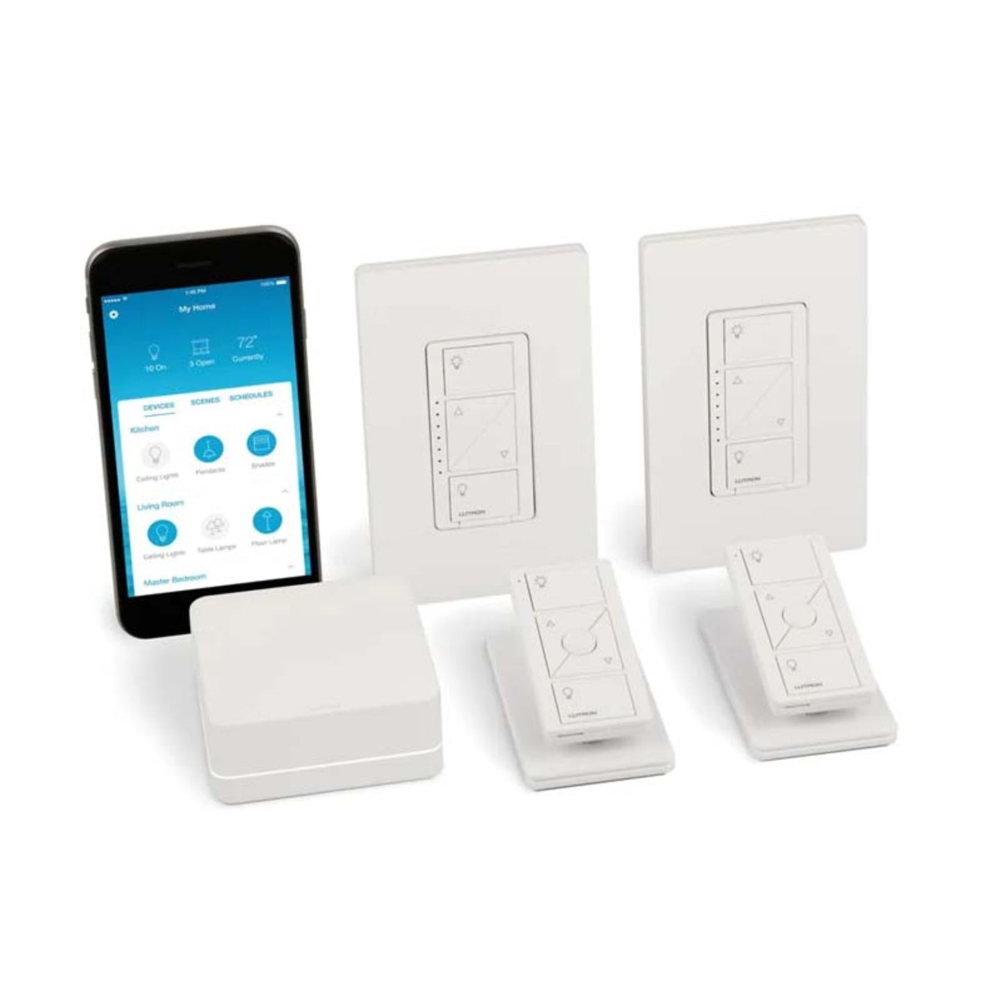 Lutron Caseta Smart Lighting Starter Kit (P-BDG-PKG2W)