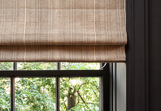 automated lutron shades in beige color