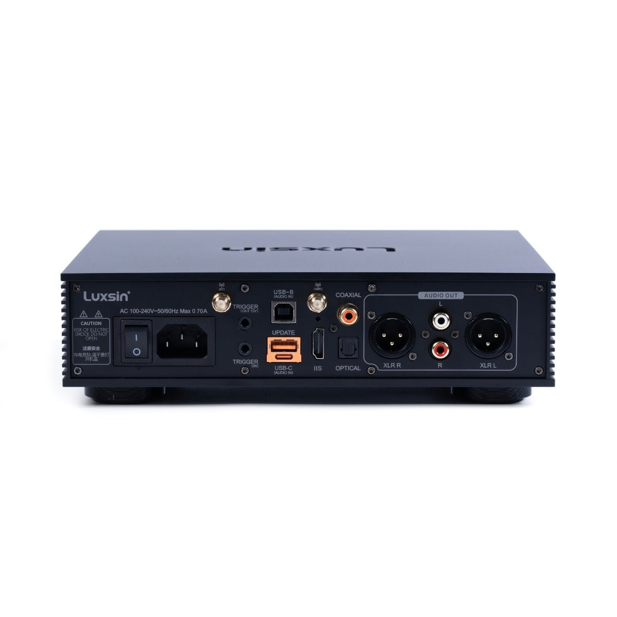 Luxsin X8 back view