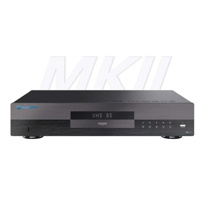 front panel of magnetar udp800 bluray player