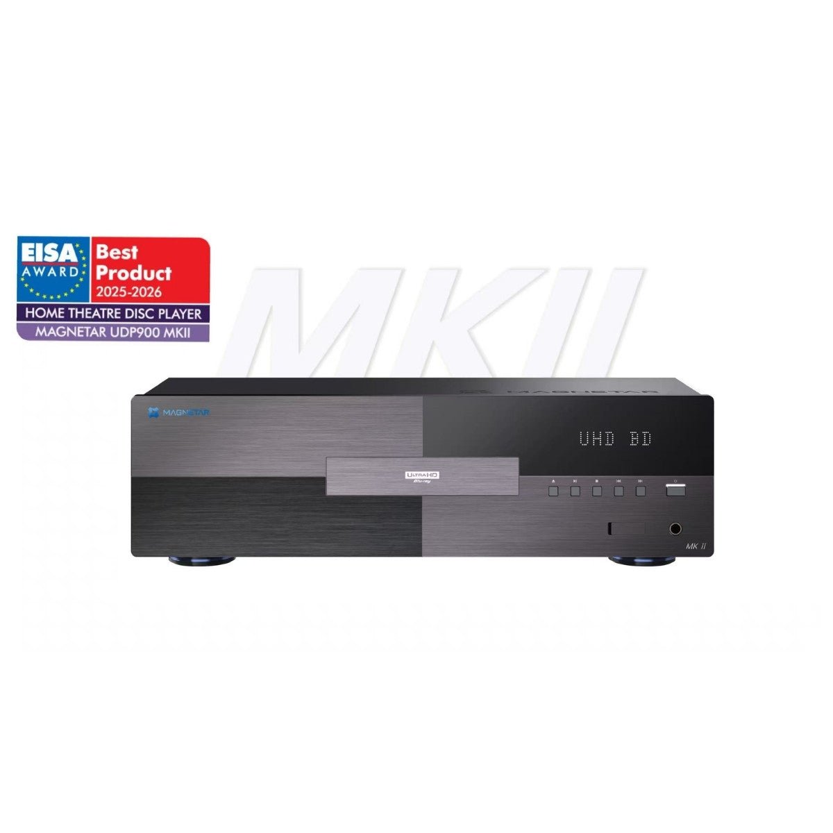 front panel of magnetar udp900 mkii bluray player