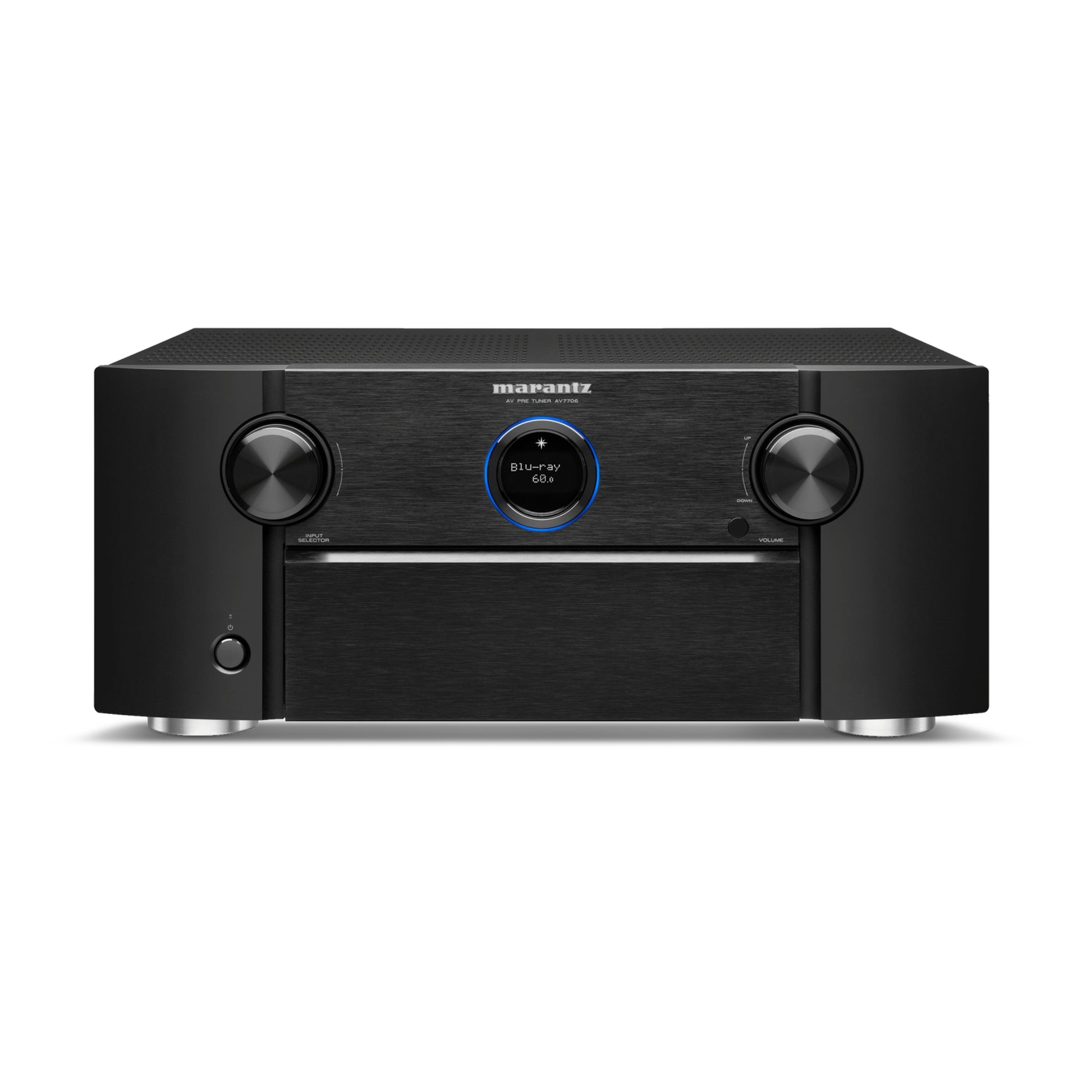 front view of marantz av7706 preamp