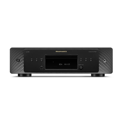 front view of black marantz cd 60 cd player