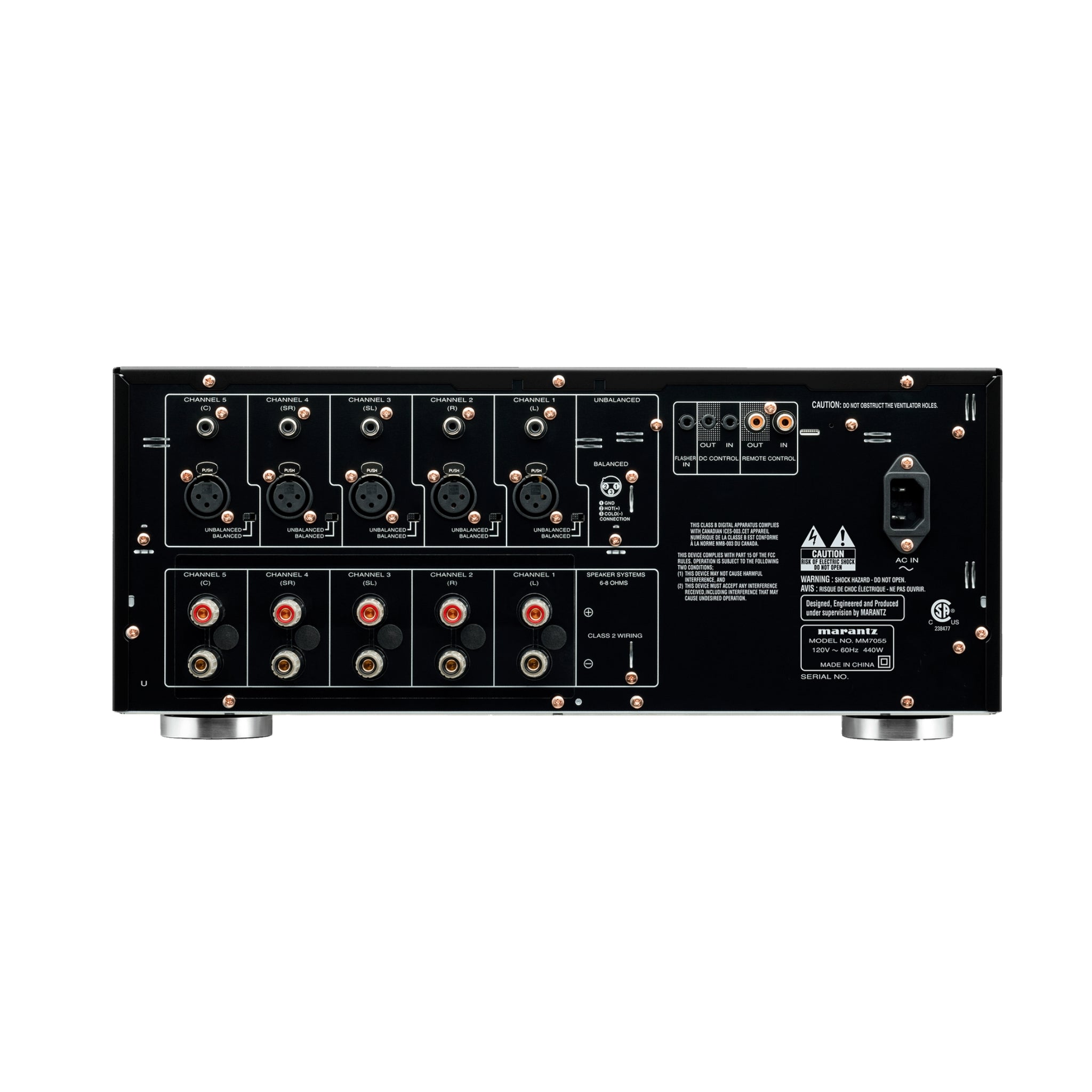 Marantz MM7055 5-Channel Home Theater Amplifier