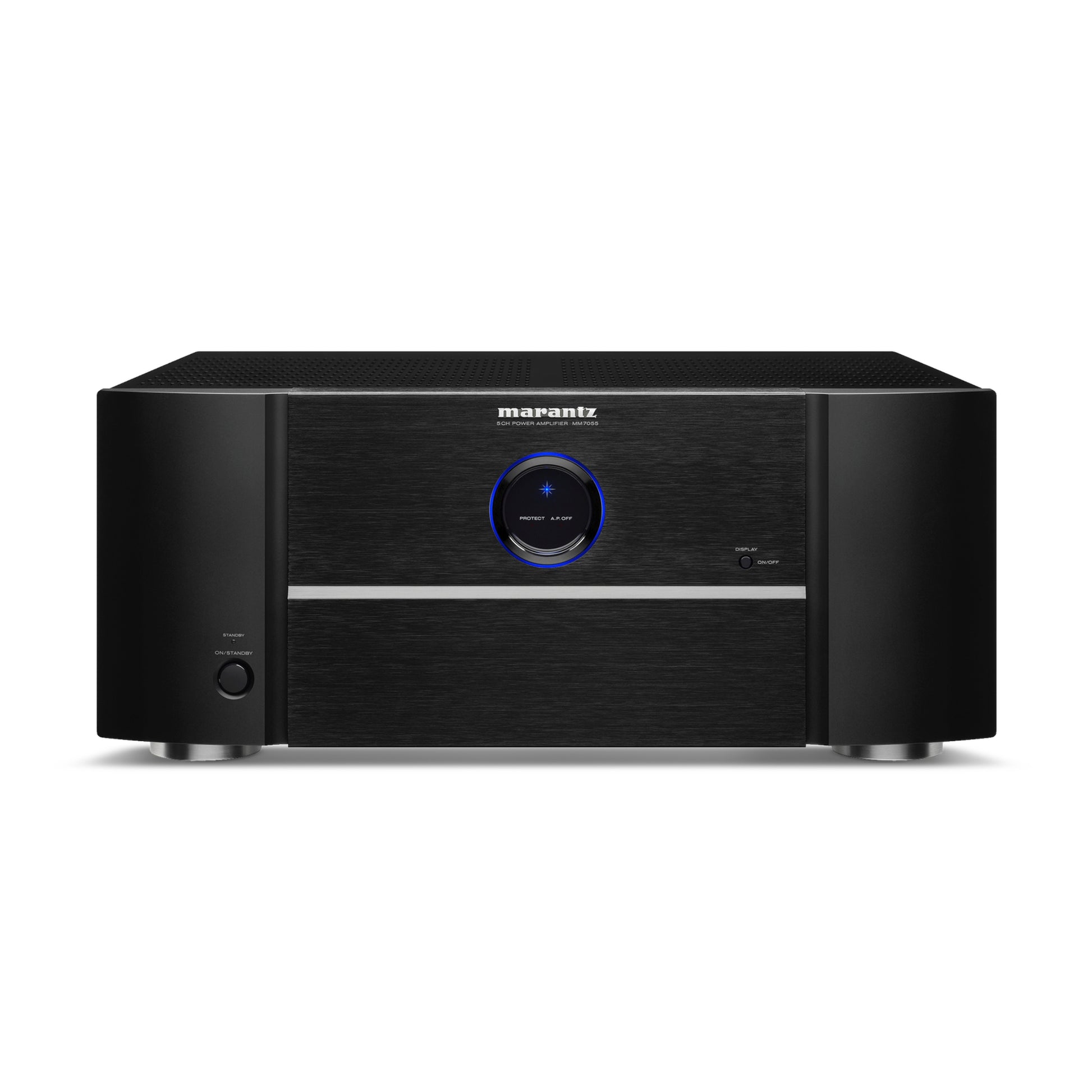 front view of marantz mm7055 power amplifier