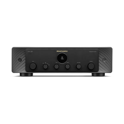 front view of marantz model 30 amplifier in black