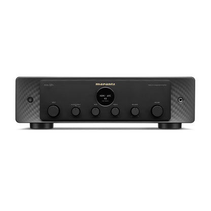 front view of marantz 40n streaming amp in black