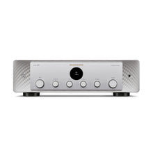front view of model 50 integrated amp in silver