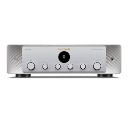 marantz model 60n streming amp in silver front view