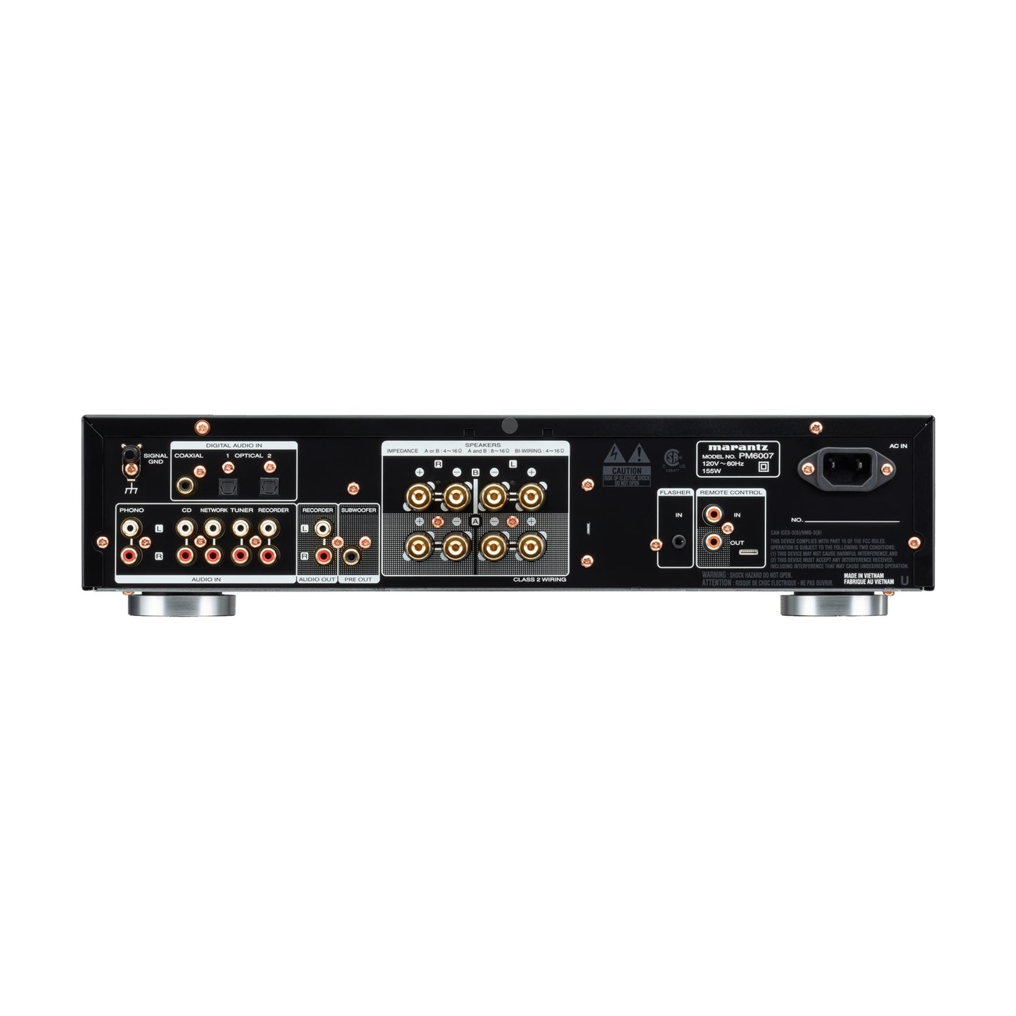 back panel of marantz pm6007 amplifier