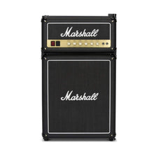 front view of marshall 3.2 iconic amp inspired mini fridge